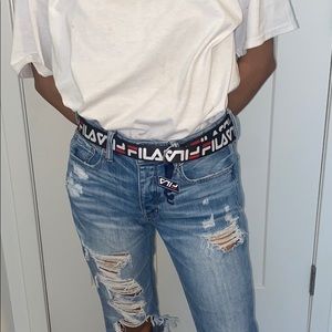 Fila Black Adjustable Belt